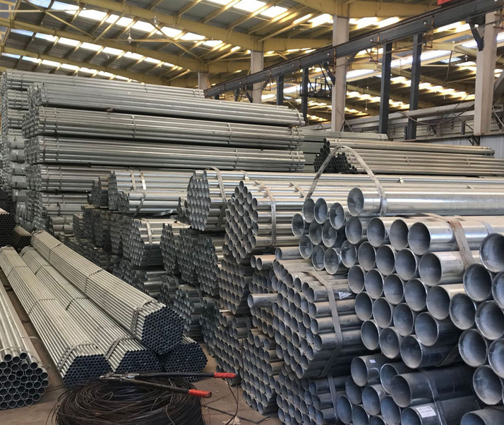 五家渠q235b热镀锌带钢管